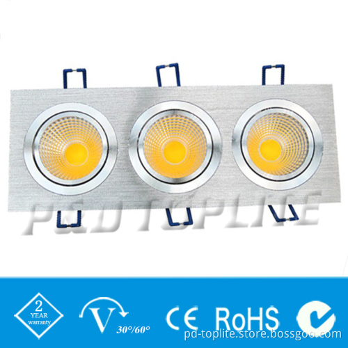 CE Approved 3X10W COB LED Downlight